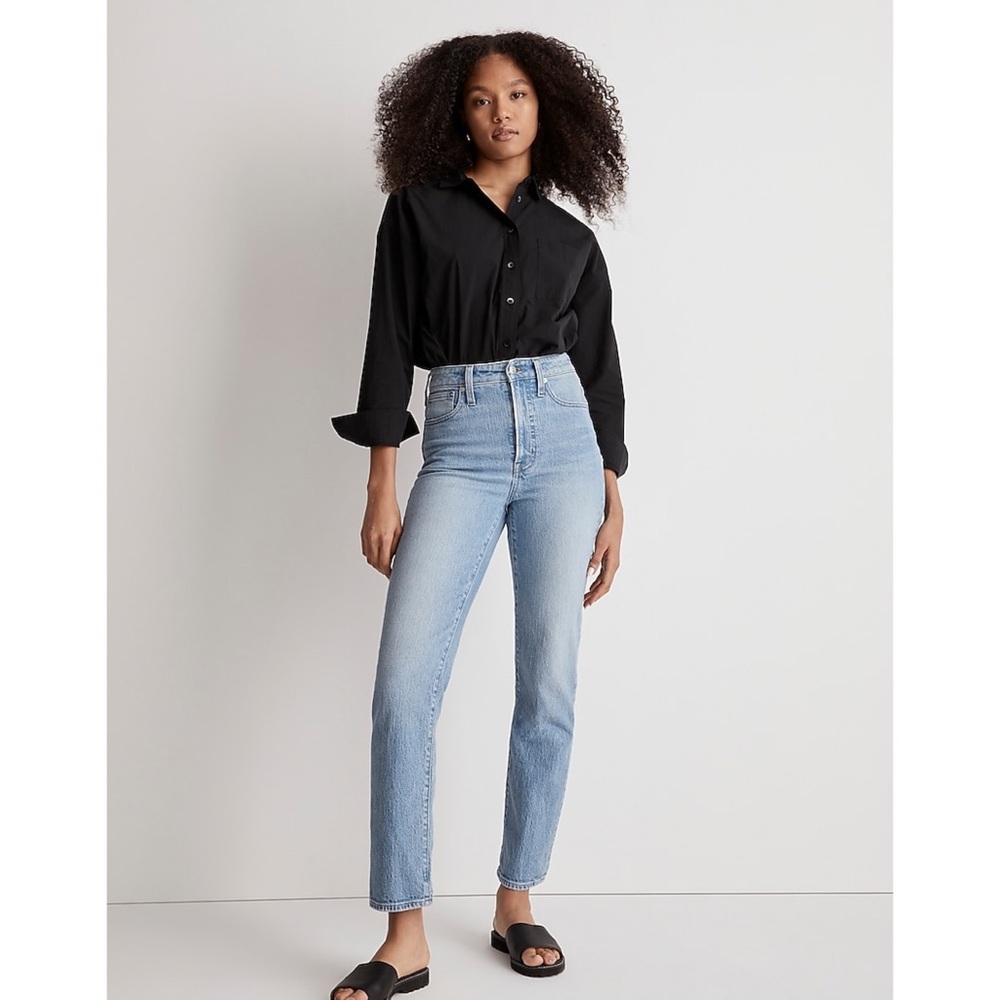 Madewell Women's High Rise Jeans - Light Blue